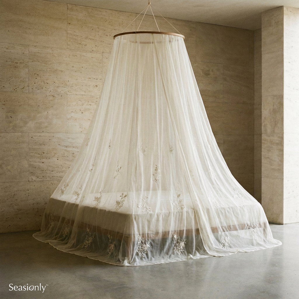 Seasiønly™ Ethereal Lace Bed Canopy