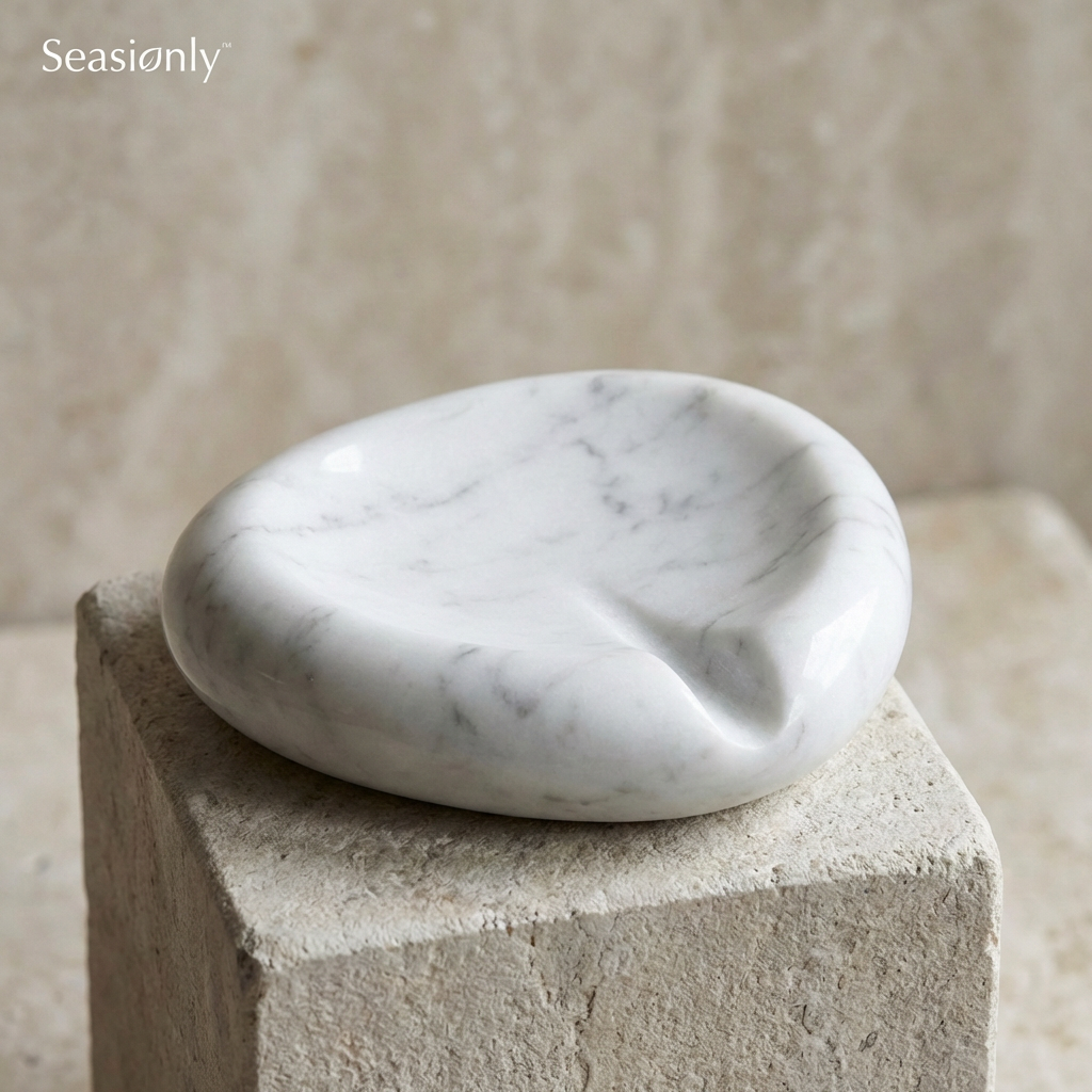 Seasiønly™ LumaStone Marble Soap Dish
